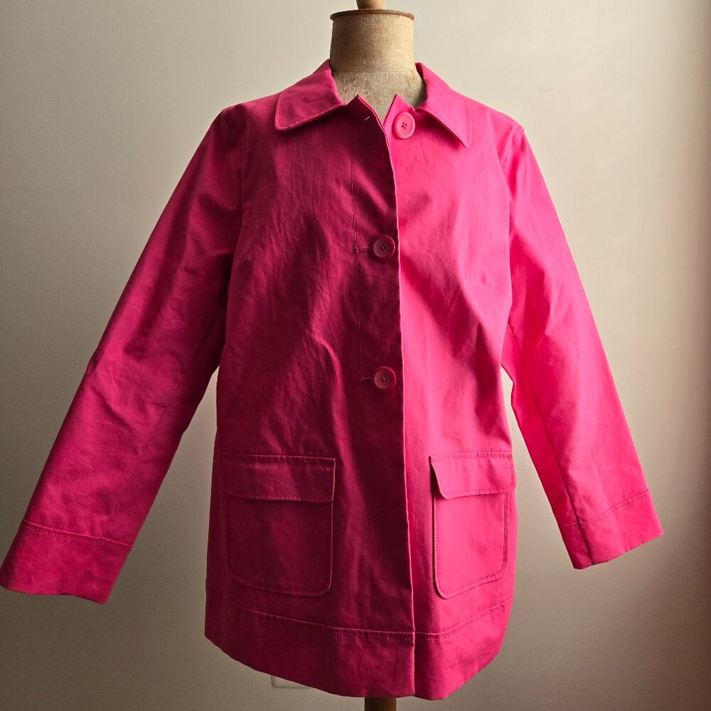 Old Navy Bright Pink Trench Coat